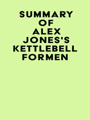 cover image of Summary of Alex Jones's Kettlebell for Men